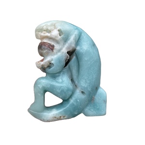 Vente en gros, cristal naturel poli, jaspe bleu ciel, calcite des <span class=keywords><strong>caraïbes</strong></span>, sculptures de fée à la main pour la décoration - Product Image 1