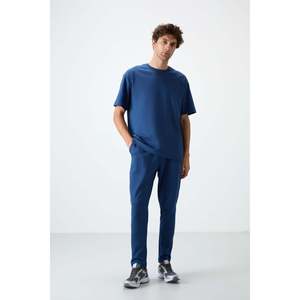 Ensemble de survêtement pour homme en coton épais, doux et texturé, coupe ample, basique - 85251 - Parliament/parliament - Product Image 3