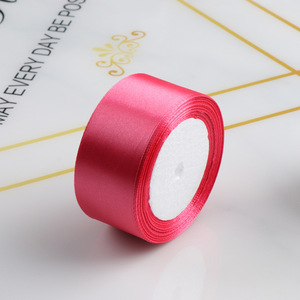 Ruộng băng <span class=keywords><strong>satin</strong></span> 1-1/2 inch (4cm) một mặt, 100% polyester, bán chạy năm 2025, dùng cho hoa và hộp quà, cuộn 25 thước - Product Image 5