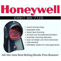 Honeywell pemindai kode batang Laser vertikal, pembaca kode batang pemindai Laser vertikal Supermarket MS7120/MK7120 langsung