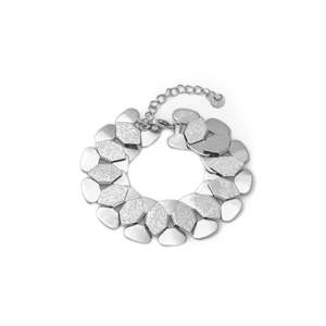 สร้อยข้อมือสแตนเลสสตีลชุบทอง PVD ทนทาน แฟชั่นทันสมัยสำหรับผู้หญิง - Product Image 1