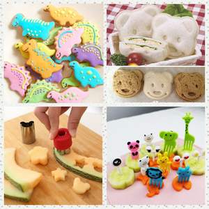 سكين للأطفال لتقطيع الخضار والخبز والبسكويت من 47 قطعة وقطاعة الديناصور للأطفال - Product Image 2