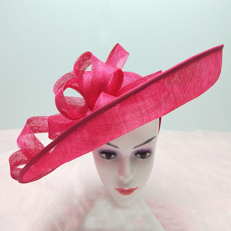Hot Selling Retro Colorful Fascinator Hat Kentucky Derby Hat Sinamay Hat Lace Ha