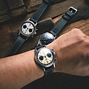 Rts de la nave de la gota de 5atm ojos de Panda 1963 Gaviota st1901 cronógrafo mecánico automático reloj movimiento hombre para venta - Product Image 6
