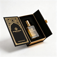 Boîte à parfum personnalisée OEM ODM, forme de livre magnétique, finition brillante avec insert en mousse pour 50 ml et 100 ml