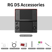 Console de jeu portable RG DS à double écran tactile de 4 pouces, Android 14, lecteur de jeux vidéo Anbernic AI