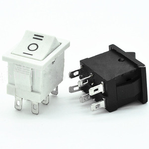 Interrupteur à bascule miniature 12V DPDT 6 broches momentané, configuration On-Off-On, avec cordon de raccordement - Product Image 3