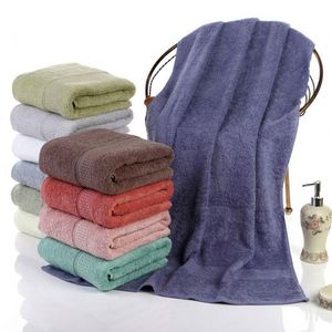 Ensemble de serviettes de bain en coton épais doux et absorbant de haute qualité avec logo personnalisé - Product Image 2