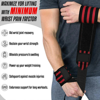 Sangles de poignet de musculation robustes personnalisées OEM pour la force athlétique et l'exercice de musculation