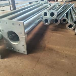 เสาไฟถนนเหล็กชุบสังกะสี แบบแขนเดี่ยวและแขนคู่ ขนาด 4ม. 5ม. 6ม. 7ม. 8ม. 9ม. 10ม. 12ม. ราคาจากโรงงาน - Product Image 3