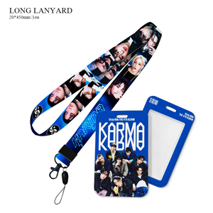 卸売り K-POP アイドルグループ Stray Kids KARMA FELIX HYUNJIN BANG CHAN フォトカードケース付き ロング ランヤード ネックストラップ - Product Image 6