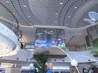 Pantalla LED de Cristal para Señalización Digital Interior, Píxeles de 6 mm, Color Completo, 1920x3840 Hz, Publicidad en Ascensores y Vehículos, Garantía de 1 Año
