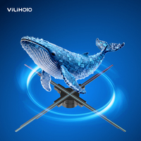 Ventilateur holographique LED 3D Ultra HD, projecteur holographique, affichage holographique pour signalisation numérique, publicité commerciale
