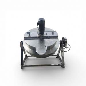 Marmita Industrial de Vapor Eléctrica a Gas de 500 Litros, Olla de Acero para Cocción con Agitador, para Mermelada al Vapor - Product Image 6