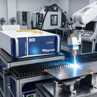 Suku Cadang Peralatan Laser Steedu Sumber Laser Fiber 6kW CE 1080nm untuk Pemotongan Laser Industri