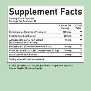 Cápsulas de Primera Calidad para la Pérdida de Peso Durante la Menopausia con Extracto de Hoja de Gynostemma, Suplemento que Ayuda a Controlar los Síntomas Comunes de la Menopausia - Product Image 6