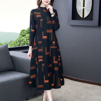 Tricots élégants automne robes amples nouveautés 2021 robes élégantes vintage pour femme grande taille robes pour femmes