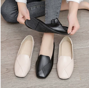 Chaussures simples pour femmes un <span class=keywords><strong>pied</strong></span> pour la bouche peu profonde chaussures plates décontractées pour femmes - Product Image 1