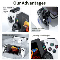 Console de jeu vidéo M28, système Linux, écran IPS de 7,1 pouces, grand écran, console de jeu portable rétro, Wi-Fi, octa-core, prise en charge de PS2