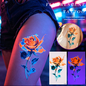 <span class=keywords><strong>Tatuajes</strong></span> Fluorescentes Estilo Europeo Americano, Resistentes al Agua, Impresión a Cuatro Colores, <span class=keywords><strong>Tatuajes</strong></span> de Acuarela Estilo Instagram - Product Image 3