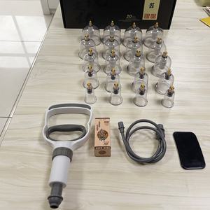 Ensemble de thérapie par ventouses 18 pièces Kit de ventouses professionnel pour Massage soulagement des douleurs dorsales thérapie physique - Product Image 5