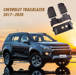 Alfombrillas de coche 3D de ajuste personalizado para Chevrolet <span class=keywords><strong>Trailblazer</strong></span>, revestimientos de carga antideslizantes, alfombrilla impermeable para coche con volante a la izquierda, almohadillas para comida - Product Image 1