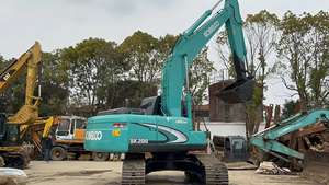 Kobelco มือสอง SK200เครื่องขุดขนาดเล็กวาล์วไฮดรอลิกคาวาซากิปั๊มเครื่องยนต์คัมมินส์20ton จากญี่ปุ่น - Product Image 5