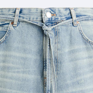Nuevos pantalones vaqueros de mezclilla para hombre estilo americano, con estampados, acabado resistente, pierna recta y corte holgado. - Product Image 5