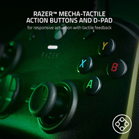 Control Pro Alámbrico Razer Wolverine V2 Chroma para Xbox Series X|S y Xbox One con Iluminación RGB y Botones Reasignables Joystick para Gaming