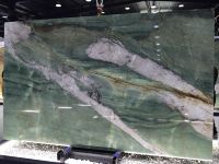 Dalle de quartzite Crysta Fuchsite verte naturelle de luxe de SH Stone pour hôtel Villa conception de mur intérieur fond mur Quartzite