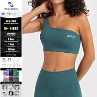 Soutien-gorge de sport respirant à bretelle unique, maintien élevé, coupe ajustée, pour le quotidien, la gym et le sport, pour adultes