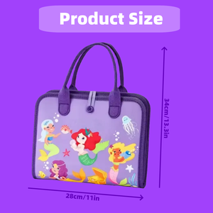 Новинки русалки Монтессори развивающие игрушки и подарки фиолетовые доски для путешествий для малышей 3 + лет - Product Image 3