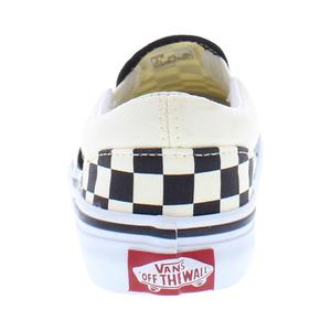 Scarpe da skateboarding Vans Classic Slip On Ps per ragazze Checkerboard Nero Bianco - Product Image 3