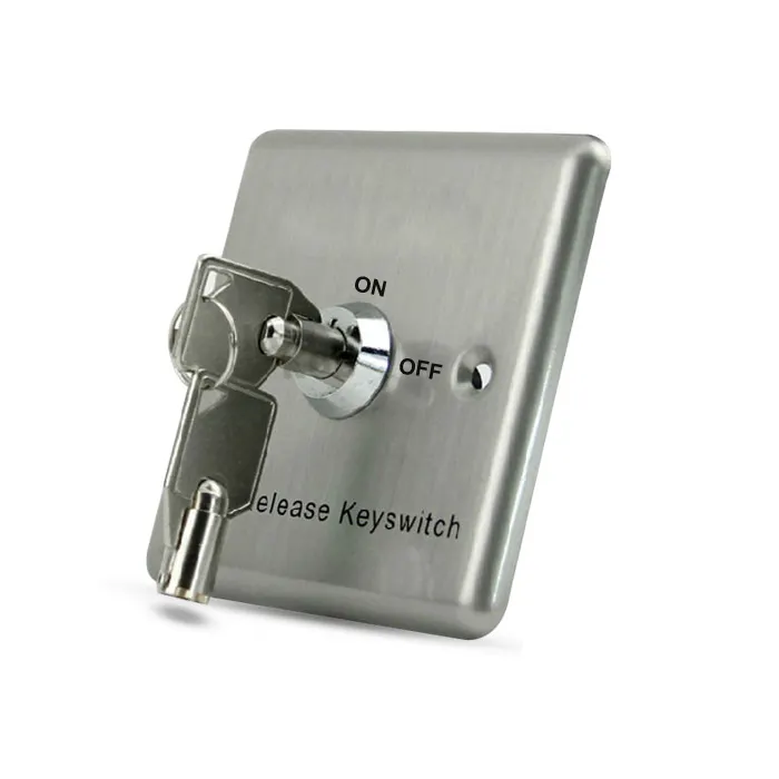 Stainless steel door exit button with key emergency exit button exit switch door release button emergency for access control