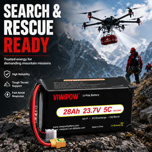 Batterie industrielle pour drone UAV en gros, 280 Wh/kg, 28 Ah, 23,7 V, 6S, 5C, haute puissance, haute qualité, pour drone de livraison logistique - Product Image 5