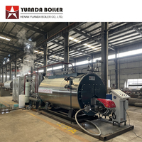 Caldera Industrial de Vapor de Tubo de Fuego Horizontal de 4 Toneladas y 150 psi, Nueva