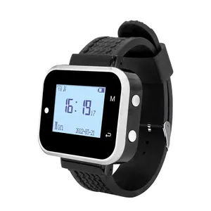 CATEL-Reloj de pulsera inalámbrico, sistema de llamadas, receptor remoto para larga distancia, buscapersonas, CTW06