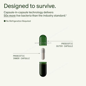 Probiotico prebiotico sinbiotico quotidiano vegano stabile da scaffale per donne uomini supporto immunitario per la salute dell'intestino digestivo - Product Image 2