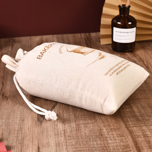 Bolsa de Algodón con Cordón y Logotipo Personalizado Reciclable, Bolsa Organizadora Reutilizable para Regalos Familiares y de Fiesta - Product Image 2