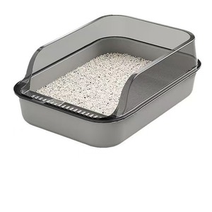 Cat Litter Box Extra Large Semi Enclosed Odor Proof Rectangle For Cats And Dogs - Product Image 4