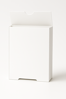 Boîte en papier pliable blanche de luxe personnalisée avec logo en relief pour l'emballage de parfums