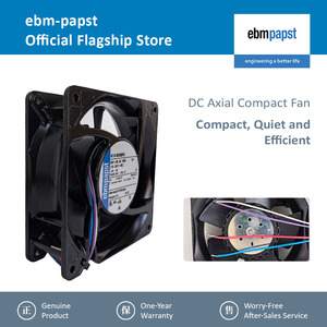 ebm-papst 4114N/2H8PU 24V 119×119×38mm DC Axial Cooling Fan for Industrial <b>Control</b> Cabinet Equipment - Product Image 2