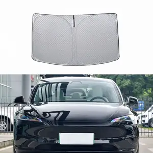 Manufacturers windows full print designer window accessories car sunshade for tesla model 3 car front window sunshades