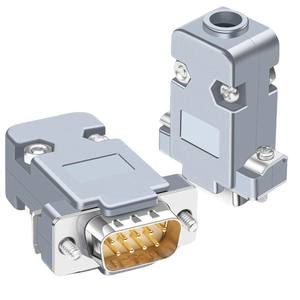 Connecteur D-Sub DB9 Mâle 2 Rangées 9 Broches Type Soudable DB15 Femelle 3 Rangées 15 Broches avec Boîtier - Product Image 1