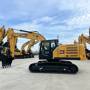 Pour excavatrice sur chenilles SY245H, équipement de construction robuste jaune, godet de 1,3 m, puissance de 147 kW - Product Image 2