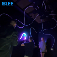 Equipo de Juego Activo para Sala de Juegos, Botón LED Interactivo de Pared con Activación Táctil, Luz Fluida Intermitente que Desconecta el Cable