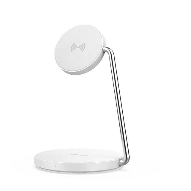 QI2 2 in 1 Foldable Magnetic Wireless Charger Stand 15W Fast Charging Station for Phone Earbuds