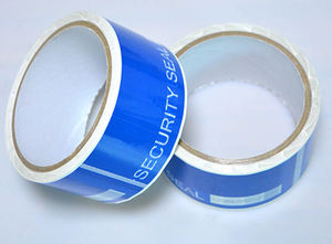 Blue Color High Residue OPEN VOID Security Seal <b>Tape</b> with Serial Number and Perforation - Product Image 4