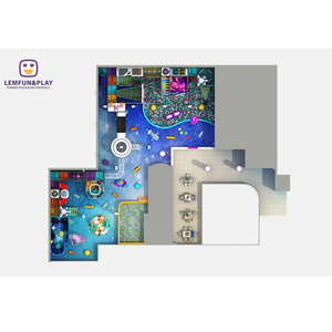 <span class=keywords><strong>Centro</strong></span> de juegos interior con temática de espacio infantil grande con piscina de <span class=keywords><strong>arena</strong></span> para clientes - Product Image 3