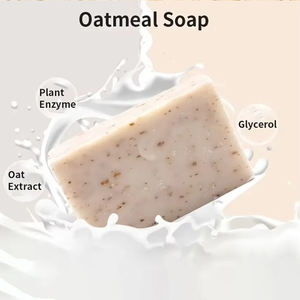 Toptan Cuctomizaon aydınlatma beyazlatma nemlendirici yulaf ezmesi sabun doğal organik el yapımı temizlik sabunu <span class=keywords><strong>Best</strong></span> Seller - Product Image 5